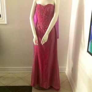 Elegant woman’s  evening gown
